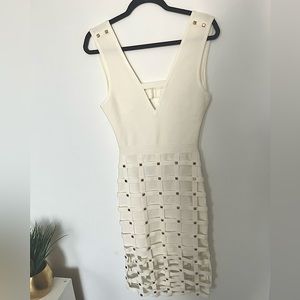 Intricate Bebe Fitted Dress